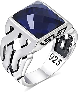 Chimoda ring for men in 925 silver, Turkish jewelry made by hand, with turquoise stone or tiger eye, stone, turquoise.. DIAYTAR NIGERIA brings affordable shopping to every Nigerian home with delivery in just 5-8 days.