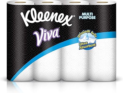 Kleenex multi -user towel for the house - 2 thicknesses, 4 x 40 handkerchiefs.. Experience hassle-free shopping with DIAYTAR NIGERIA's user-friendly platform and prompt delivery service.