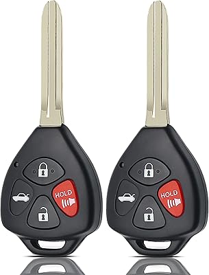 Replacement remote control for car key, compatible with Toyota 2010 2011 Camry, Entrance remote control without Hyq12bby Hyq12bdc G CHIP 89070-33C40, 89070-06231, 89070-06500, 89070-06650 (2).. Looking for quality and speed? You’ll find both at DIAYTAR Nigeria.