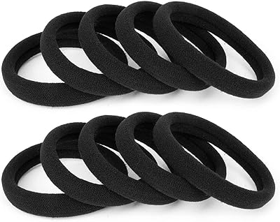 Dream Lover hair elastic for thick hair, hair elastic and elastic for ponytail for women, black darlings for girls, elastic hair with safe hair, 50 pieces.. DIAYTAR NIGERIA: Redefining online shopping with unbeatable prices and consistent delivery times.