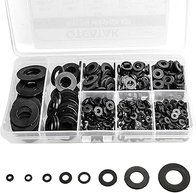 The White Shop Assortment of 500 pieces of flat black nylon rings for connectors.. DIAYTAR NIGERIA makes online shopping accessible with our budget-friendly prices and reliable shipping.