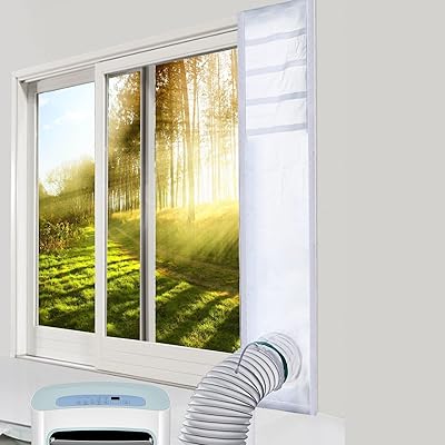 Window seal kit for portable air conditioner and dryer ventilation protections for air exchange with cord.. E-commerce made for Nigeria — fast delivery and low prices at DIAYTAR.