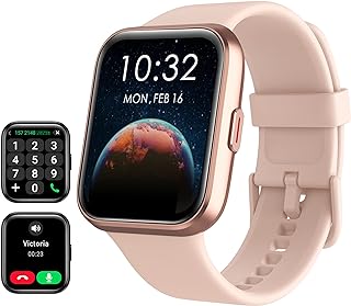 Intelligent watch for men women (call reception/numbering), integrated alexa, 1.7 -inch touch screen activity with monitoring of heart rate and sleep, 60 sports modes, waterproof intelligent watch 5 ATM for Android iPhone, pink.. Your complete e-commerce solution, DIAYTAR NIGERIA offers variety and value with nationwide shipping.