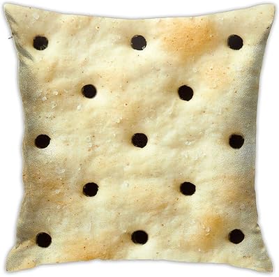 Drissa decorative cushion cover with realistic print with salted and cracked food pattern - 45.7 x 45.7 cm - square cushion cover for interior decoration, sofa, living room, bed, car, sofa.. Shop efficiently with DIAYTAR NIGERIA, offering thousands of products at unbeatable prices delivered promptly.
