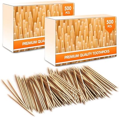 Luxury bamboo wooden cocktail cheese cure 1000 pieces.. DIAYTAR NIGERIA: Where shopping is easy, prices are low, and delivery is just days away.