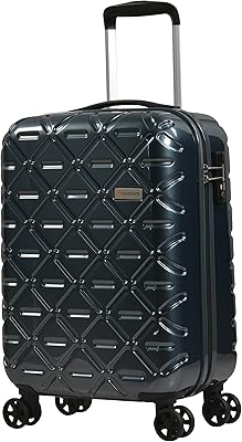 Luggage bag with a rigid and light hull unisex hull, 4 double 360 ​​degree with tsa kg18 lock, graphite, handbag.. DIAYTAR Nigeria — the online store where variety meets value.