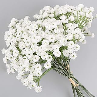 Bouquets of artificial gypsophile flowers Bettisen Sky Stars for children, manual work, interior decoration and weddings (white, approximately 400 pieces) - 3 packages.. DIAYTAR NIGERIA connects you with endless possibilities through our affordable e-commerce platform.