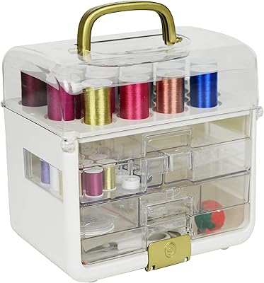 Singer so it goose set of 255 pieces, craft organizer and sewing storage bag with metallic embroidery wire (11771).. Shop the smart way with DIAYTAR Nigeria — fast delivery, affordable everything.