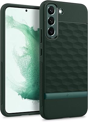 Keysology Parallax protective shell compatible with Samsung Galaxy S22 Plus 5G (2022) - Night green.. Shop with intention at DIAYTAR NIGERIA, offering thousands of products delivered nationwide in days.
