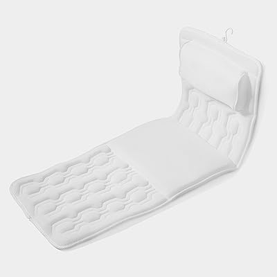 Full bath pillow for bathtub, luxury spa bath pillows for the support of the neck and back of the bathtub, bathing accessories, bathtub pillow for bathtub, self-care for home spa for mom and birthday gifts for women.. DIAYTAR NIGERIA revolutionizes online retail with our extensive selection and dependable shipping service.