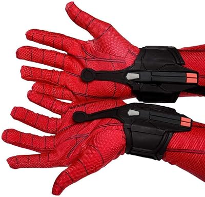 Spider web hero bracelet accessories, Cosplay hero bracelet accessories for children, black (gloves not included).. Shop with confidence at DIAYTAR NIGERIA, enjoying competitive prices and delivery within 8 days.