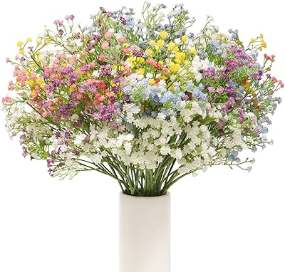 Bouquets of Baby Breath artificial gypsophile flowers, 15 pieces of flowers on the real touch for wedding festival, DIY crown for the decoration of the house (mixing).. Find everything you need at prices you'll love with DIAYTAR NIGERIA's comprehensive e-commerce platform.
