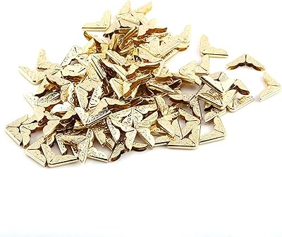 Book corner protectors Retro yellow angle protectors 100 pieces for scrapbooking.. Discover the joy of online shopping with DIAYTAR NIGERIA's budget-friendly prices and reliable shipping.