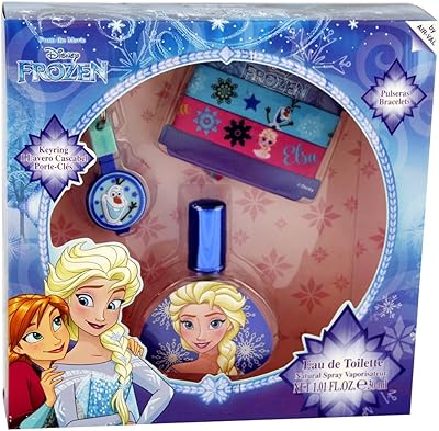 E-Val Disney La Queen des Neiges 1 for children-Eau de toilette, 30 ml + keychain + 2 bracelets.. Save time and money with DIAYTAR Nigeria’s online store.