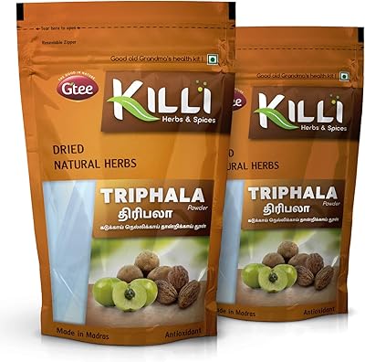 Poudre Kelly Triphala (Amla Harad Bahida), 100 g (Paquet de 2).. DIAYTAR NIGERIA: Where smart shoppers find everything they need at prices they can afford.