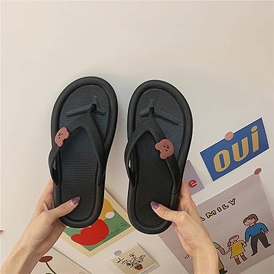 Cartoon Tongs for Women, Elegant Outdoor Floor, Cute flat beach flip -flops.. Shop smart with DIAYTAR NIGERIA, offering a vast product range delivered to your doorstep within a week.