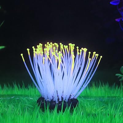 Sea anemone, artificial silicone sea anemone with light effect for aquarium aquarium decoration.. DIAYTAR NIGERIA makes online shopping accessible to all with budget-friendly prices and reliable delivery.