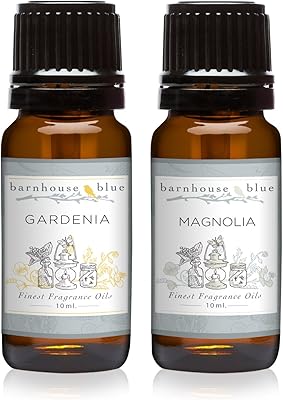 Pair (2) - Blue Barnhouse - Magnolia and Gardenia - Pair of superior quality scented oils - 10 ml.. DIAYTAR NIGERIA delivers on convenience and affordability with our reliable nationwide shipping.