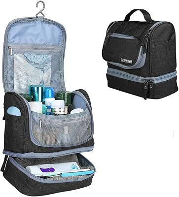 Goodrun suspended travel toilet kit, large waterproof makeup bag, travel shaving bag, portable bathroom storage bag for women and men - black.. Navigate countless options with DIAYTAR NIGERIA's comprehensive marketplace and budget-friendly shipping.