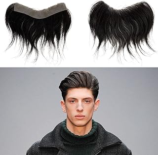 Voloria Men Front Lady Toupet Toupet 100% Human Hair Pu Man Pu Men Front Hair Topper Hair For Systems for replacing natural hair line (1.18x6.29inch, black color 1b).. Your digital shopping companion, DIAYTAR NIGERIA offers exceptional value with delivery in less than 8 days.