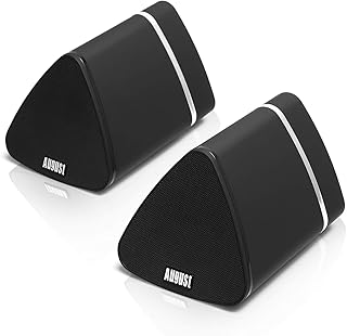 Portable wireless bluetooth wireless stereo speakers - August MS515 - Stereo set 2 Laptop Units/Smartphone/Tablet with iOS and Android Application - Rechargeable speaker.. DIAYTAR NIGERIA: Your one-stop e-commerce destination with affordable prices and nationwide delivery in 5-8 days.