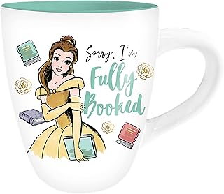 Ceramic cup Lzr Silver Buffalo Disney Princess Belle Meet Me Library, 18 oz.. Experience budget-friendly shopping at DIAYTAR NIGERIA, Nigeria's premier online marketplace with quick delivery.