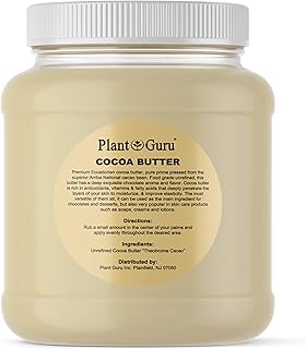 Raw cocoa butter 1.4 kg 100% pure natural fresh in a cold pressed. Hydrating for the skin, body and hair, creams, balms, lotions and handmade soaps... Why waste time in traffic when you can shop online at DIAYTAR Nigeria? Enjoy convenience, unbeatable prices, and prompt delivery anywhere in Nigeria.