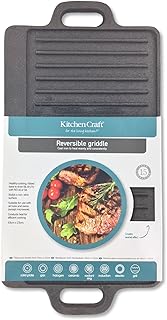 Luxury Grill in Kitchencraft cast iron, size 45 x 23 cm, with lid.. DIAYTAR NIGERIA combines affordability with convenience, delivering your purchases within 5-8 days.