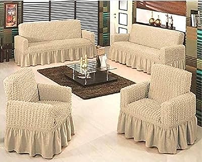Four -room Turkish Turkish model sofa cover composed of 1 cover.. Affordable luxury and fast service — only on DIAYTAR Nigeria.