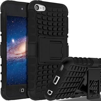 IPOD Touch 7 shell, IPOD Touch 6 shell, IPOD Touch 5 shell, M & J ROBUST Double Double Double layer shell with integrated crutch for Apple iPod Touch 5/6/7 (Black).. Experience the ease of one-stop shopping with DIAYTAR NIGERIA's diverse catalog and nationwide delivery.