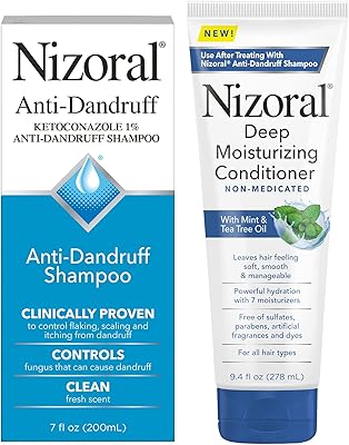 Nizoral antipellicular shampoo, 7 OZ + Post-shampoo deeply hydrated, Lot of 11 oz.. Nigeria shops with DIAYTAR — wide selection, fast shipping, and great value.