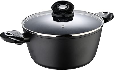 Savepan with forged aluminum lid Bergener, 26 cm, induction background, marble coating + antiad of Orion, gray, BG35852GY.. DIAYTAR NIGERIA: Your partner in affordable online shopping with reliable 5-8 day shipping nationwide.