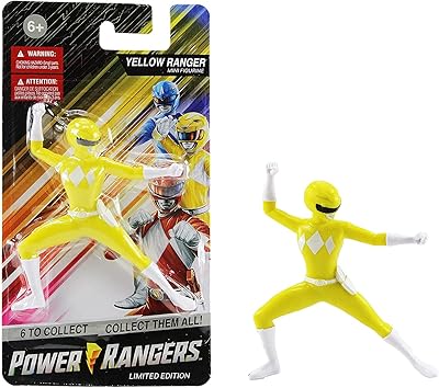 Mini Power Rangers figurine in limited edition, 2.5 inch - yellow ranger.. Fast delivery is our promise — DIAYTAR Nigeria keeps it real.