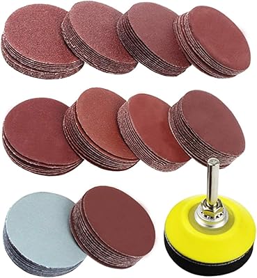 120 2 -inch abrasive discs, fixing for sander with support plate, 1/4 "stem sanding disc, the kit includes glass papers from 60 to 3000 grains.. DIAYTAR NIGERIA: Connecting every Nigerian with quality products at prices everyone can afford.
