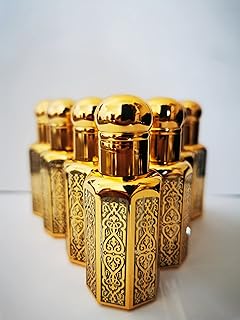 Vacuum fancy glass attar bottle baro oud (gold 6 ml).. DIAYTAR Nigeria delivers happiness in 5–8 days, no matter what you buy.