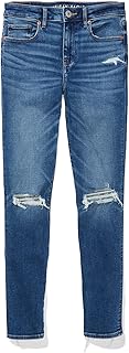 Woman U-0432-3407-437 Jean Skinny torn high waist US 24 Regular Blue.. Experience the ease of modern shopping with DIAYTAR NIGERIA's comprehensive platform and quick delivery.