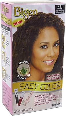 Bigen Easy Color permanent hair dye with aloe vera and olive oil, Moka brown, 80 ml.. DIAYTAR Nigeria combines variety, affordability, and speed — making your online shopping experience not only enjoyable but also cost-effective.