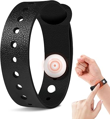 Anti-nausea travel bracelet, anti-nausea bracelets for adults, children, pregnant women, acupressure physiotherapy for nausea and seasickness (real black leather).. Your complete shopping solution, DIAYTAR NIGERIA delivers variety and value within the week.