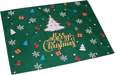 Christmas tablecloth Rectangular Cabbing Merry Christmas Table table table table table decoration table for Christmas holidays dining dinner dinner.. DIAYTAR NIGERIA: Where shopping meets satisfaction with affordable prices and delivery within 8 days.