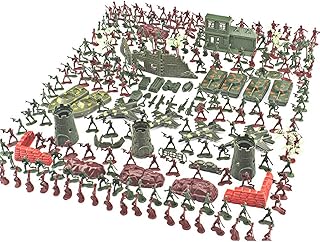290 plastic army pieces, adorable military mini-features, military figurines of soldiers with tanks, planes, flags and military base accessories for boys.. DIAYTAR NIGERIA revolutionizes online shopping with competitive prices and reliable 5-8 day delivery.
