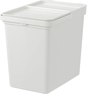 Ikea Holbar trash can with lid, light gray, 22 l.. DIAYTAR NIGERIA combines extensive variety with budget-friendly prices and prompt nationwide delivery.