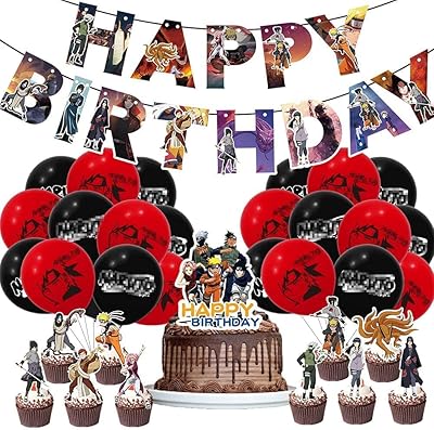 Naruto birthday decoration balloons Kit Ballons for Joyeux Banner.. Transform how you shop with DIAYTAR NIGERIA's vast selection and budget-friendly delivery options.