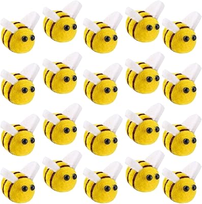 20 pieces of artisanal balls in woolen felt -fed in buzzing felt for DIY, celebration gifts, baby room costume decoration, carrieck toys.. DIAYTAR NIGERIA: Where shopping dreams come true with budget-friendly prices and nationwide shipping.