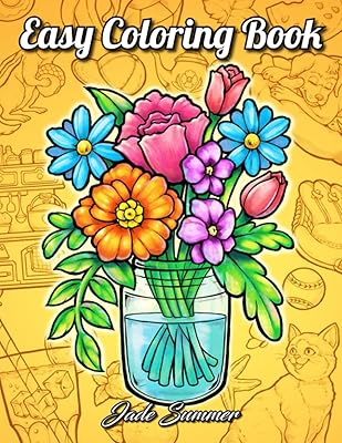 Easy coloring book: large characters for adults and elderly people with 50 simple images of animals, flowers, food, objects and more!.. Transform how you shop with DIAYTAR NIGERIA's vast selection and budget-friendly delivery options.