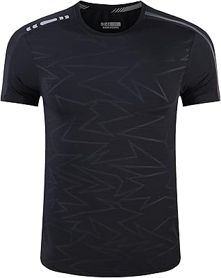 Slim T-shirt with short sleeves and round collar for men, fast drying, for gym, running, training, light and fresh, protection against rashes.. DIAYTAR NIGERIA transforms online retail with our affordable platform and dependable shipping service.