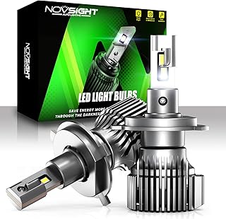 LED H4 20,000 Lumens LED lighthouses, Novsight 600 % brighter bulb H4/9003/HB2, High/low beam conversion kit, H4 LED H4 COLD H4 Bulbs 100 W 6500 K, High and low beam, Halogen replacement, Pack.. Experience the ease of modern shopping with DIAYTAR NIGERIA's diverse marketplace delivered promptly.