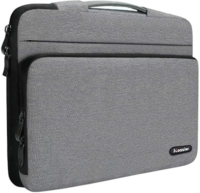 Ecozier lateral side pocket Large capacity for laptop 15-15.6 inch, protective storage bag for macbook air/macbook pro/notebook 15 inch, gray.. Experience the DIAYTAR difference with our vast product selection and delivery within 5-8 days.