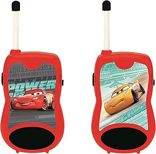 Talkie-Walkie Disney Cars Lightning McQueen Lexibook, Children's Communication Toy, Cell Clip for Transport, Battery, Red and Black, TW12DC.. DIAYTAR Nigeria: trusted by thousands for fast, reliable delivery.