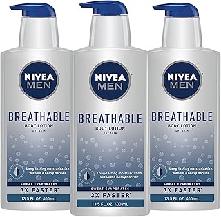 Breathable body milk Nivea Men, moisturizing lotion 48 hours, pack of 3 bottles of 13.5 FL OZ.. Discover the perfect balance of selection and value with DIAYTAR NIGERIA's nationwide e-commerce platform.
