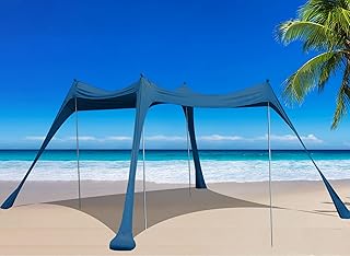 Family Pop Up family beach parasol with 4 potendo posts with portable transport bag for outside, beach, fishing, garden, campsite, picnic.. Your complete shopping solution, DIAYTAR NIGERIA offers extensive choice with competitive prices and delivery.